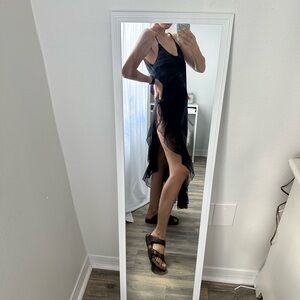 Lady Cameo Dallas Black Long Dress (sleep dress) , Size M